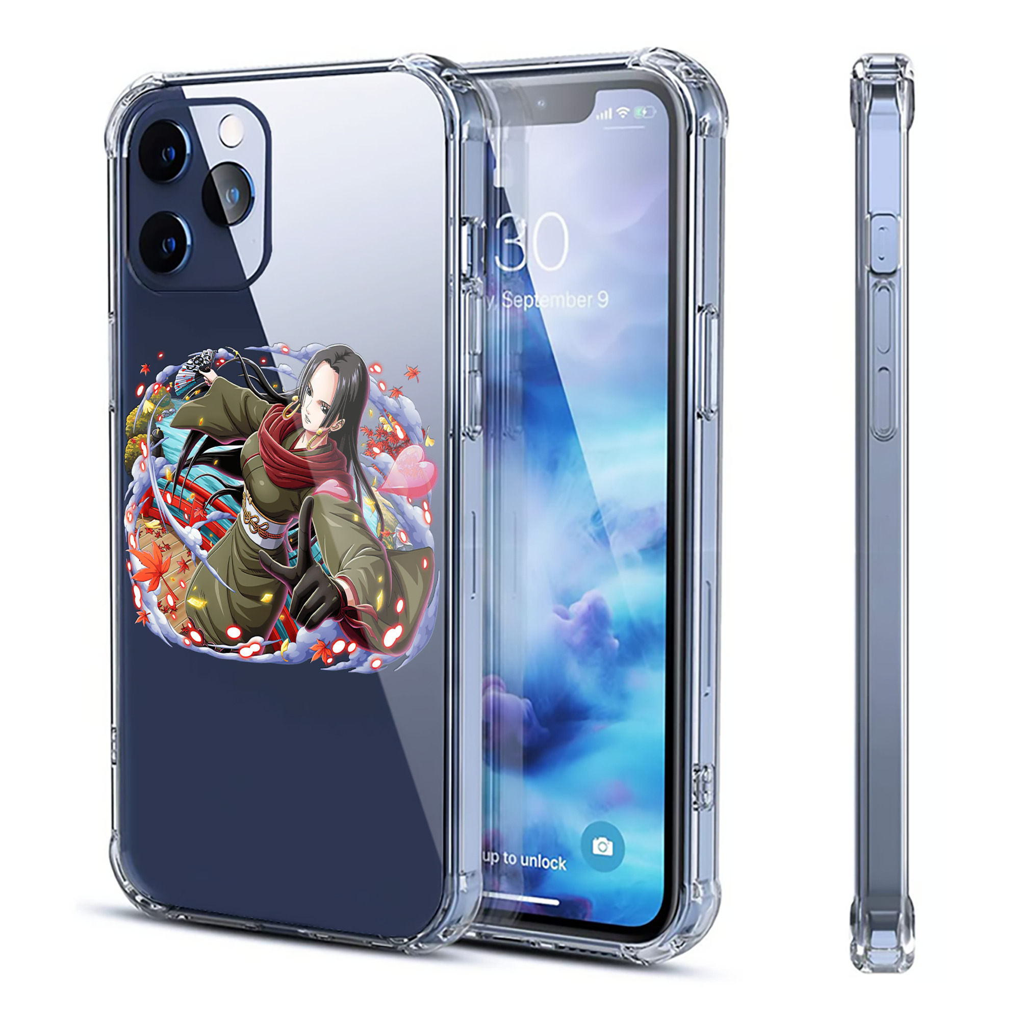 （画像用） ワンピース ボア・ハンコック ONE PIECE Boa·Hancock 【iPhone 12シリーズ対応】透明スマホケース（クリアソフトケース）